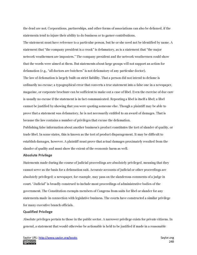 Business Law and the Legal Environment - Page 248